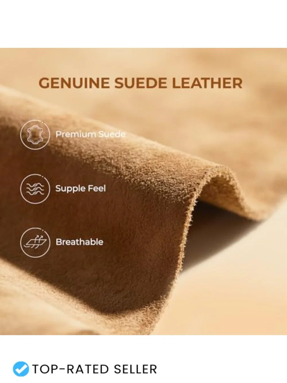 Women's Platform Snow Boots Suede Faux Fur Lining Memory Foam Comfort Winter